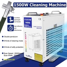 1500W Fiber Laser Cleaning Machine For Car Oil Car Rust Remove 110V/ 220V US