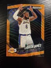 2024-25 Panini Prizm Black - LeBron James, LeBron James #52 Orange Wave Prizm...