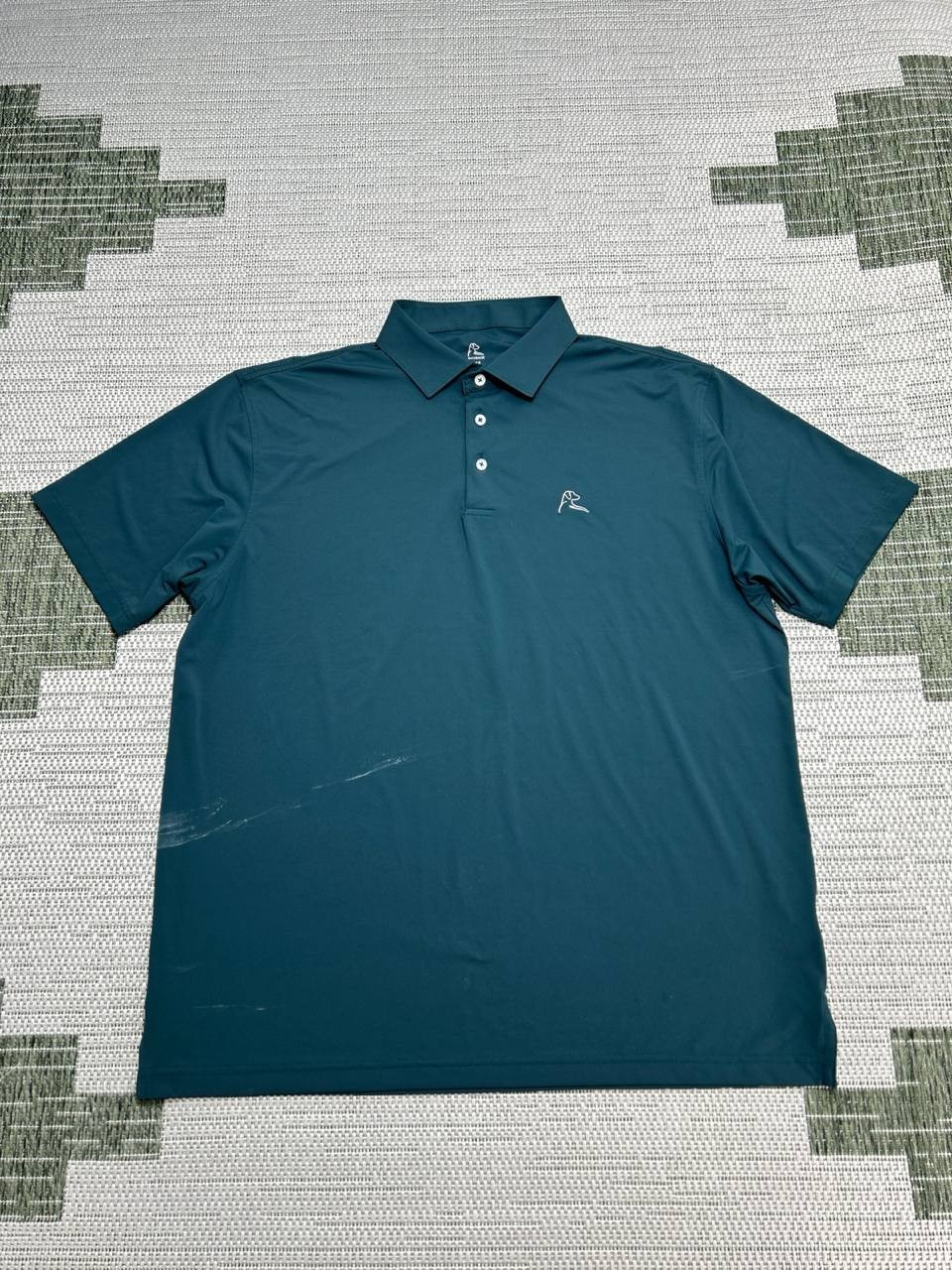 Rhoback Solid SS Performance Polo Shirt Mens XL G… - image 2