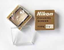 NIKON F F2 FOCUSING SCREEN TYPE TV T, JAPAN, EXCELLENT CONDITION w/BOX