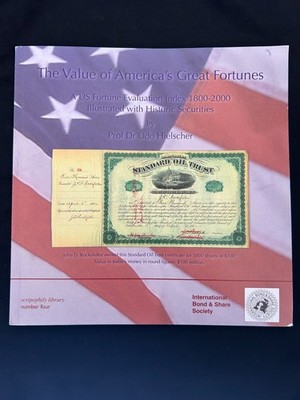 The Value of America's Great Fortunes: a US Fortune Evaluation Index 1800-2000 I