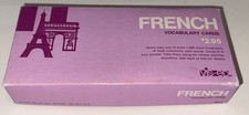 Vintage Vis-Ed French Vocabulary Flash Cards Home School Learning