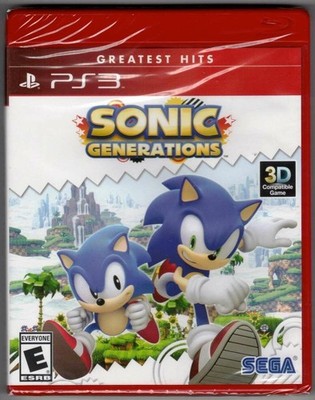 Sonic Generations (Greatest Hits) PS3 (Brand New Factory Sealed US Version) Play