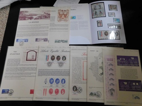 FRANCE COLLECTION-1988 & 1989 MNH AND STILL IN SOME PACKETS WITH LARGE COVERS - Picture 1 of 1