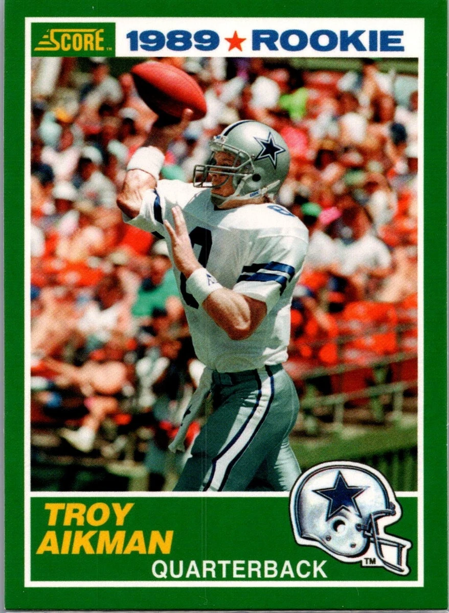 Troy Aikman Football SCORE Sports Trading Cards for sale | eBay