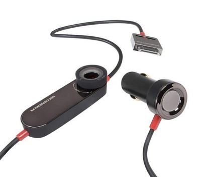 Monster iCar AUX Adapter FM Transmitter zu Auto-Radio für Apple iPhone iPod iPad