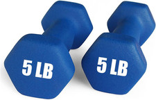 Weights Dumbbells 10 Colors Options Compatible with Set of 2 Neoprene Dumbbells