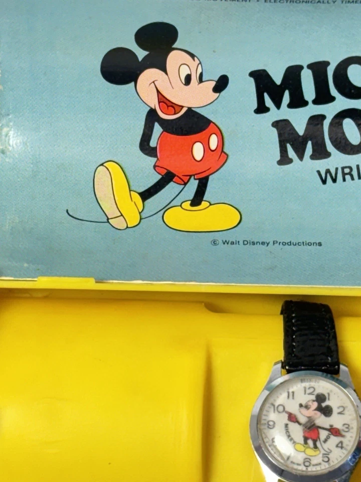 Bradley Disney Mickey Mouse Watch, RARE Genuine Vintage Disneyana Gifts, #6801 - Image 3 of 4