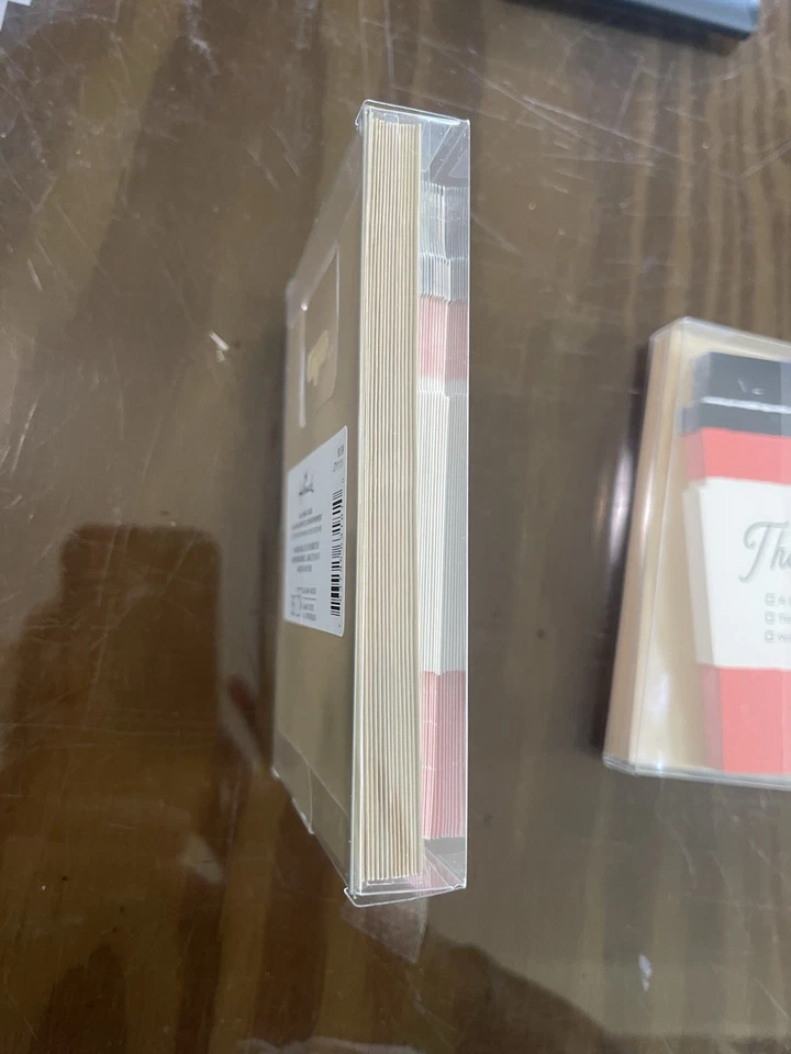 JUEGO DE 15 tarjetas de nota en blanco de agradecimiento con sello: café con leche That’s Sweet Life NUEVO Foto 2 de 4