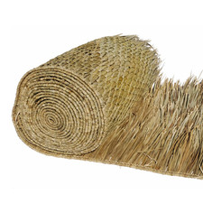 Amazulu Inc. Amazulu Mexican Palm Thatch Roll 35 X 10Ft Natural Tiki Bar Palapa