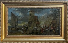 Dipinto olio su metallo, XX secolo, fiammingo