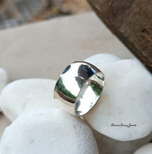 Bold Silver Ring: Handmade 925 Sterling Silver Artisan-made Jewelry All Size