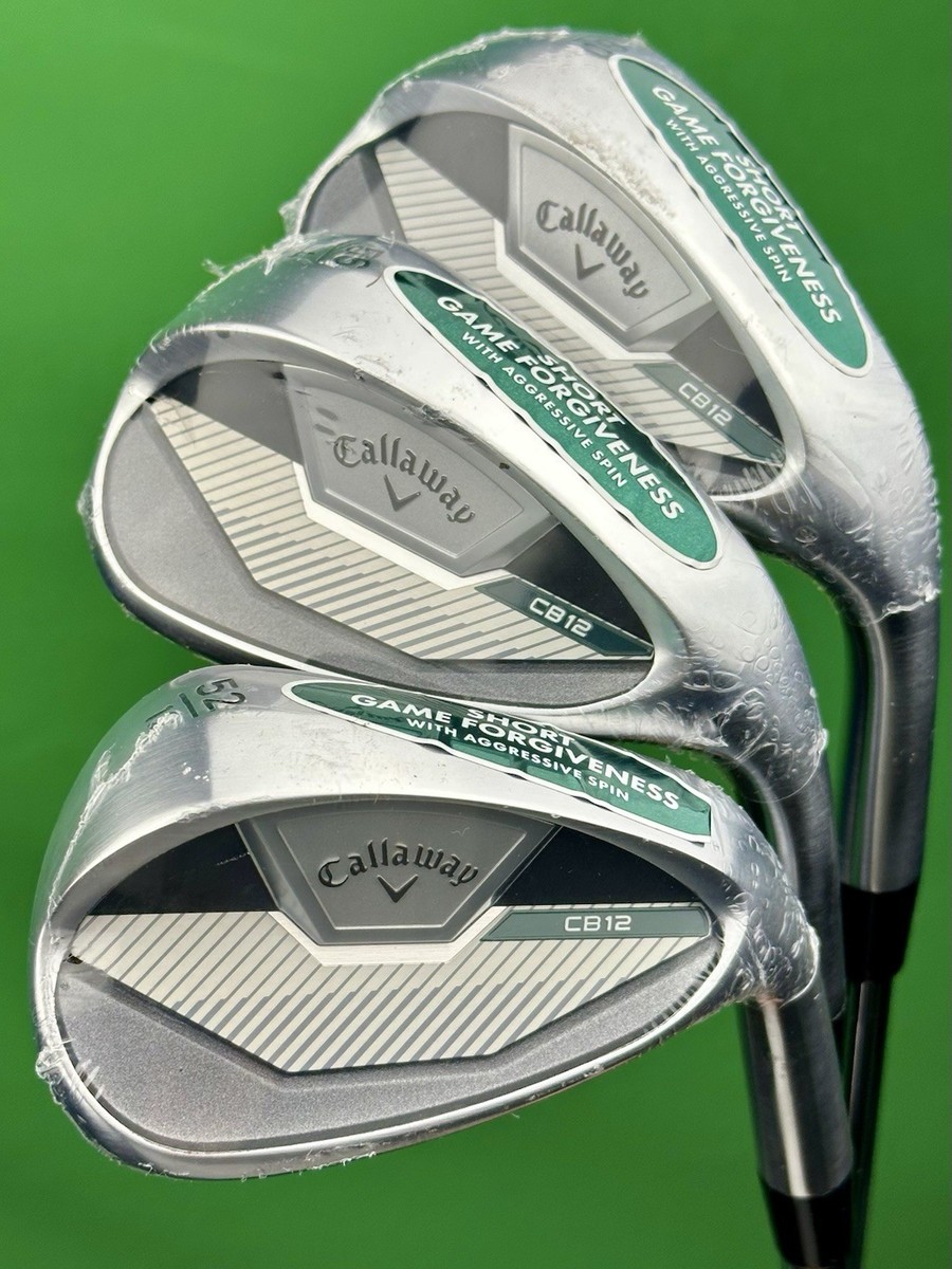Callaway 2026 CB 12 Wedge Set 52-12, 56-14, 60-12 GW SW LW Steel