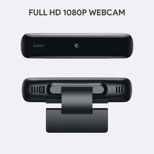 Image of Aukey Full HD Webcam PC-W1 1080p USB Desktop Laptop Live Streaming Camera