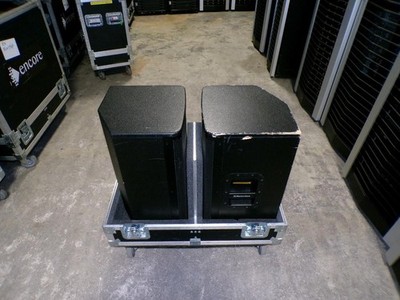 Lot Of 2 Electro-Voice EV ELX112P Live X 2-Way 12'' Loudspeakers System w/ Case