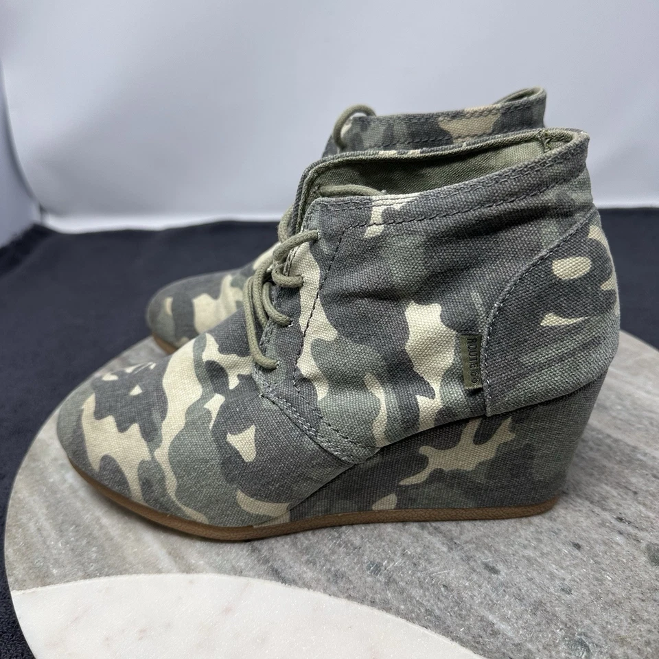Botines Route 66 para mujer verde camuflaje Emerson talla 8 Foto 3 de 4