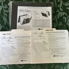 1 Creative Memories File Mate Storage Accordion Style 2 Pks File Mate Folders