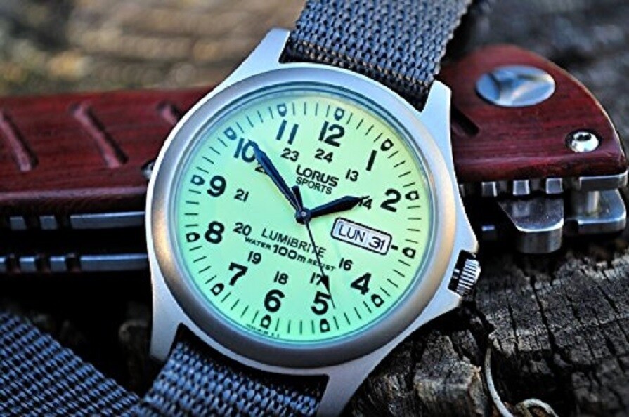 Lorus Lumibrite Military Watch RJ655AX9 NEW | eBay