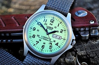 Lorus Lumibrite Military Watch RJ655AX9 NEW | eBay