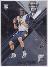 2017 Panini Elite Draft Picks Draft Picks Davis Webb RC #122