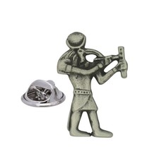 English Handmade Pewter Egyptian God Thoth Lapel Pin Badge 17 x 25 mm