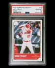 2022 Topps 582 Montgomery Club Set 1 Mike Trout #19 PSA 10