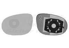 VAN WEZEL Spiegelglas, Außenspiegel Links u.a. für FIAT, LANCIA