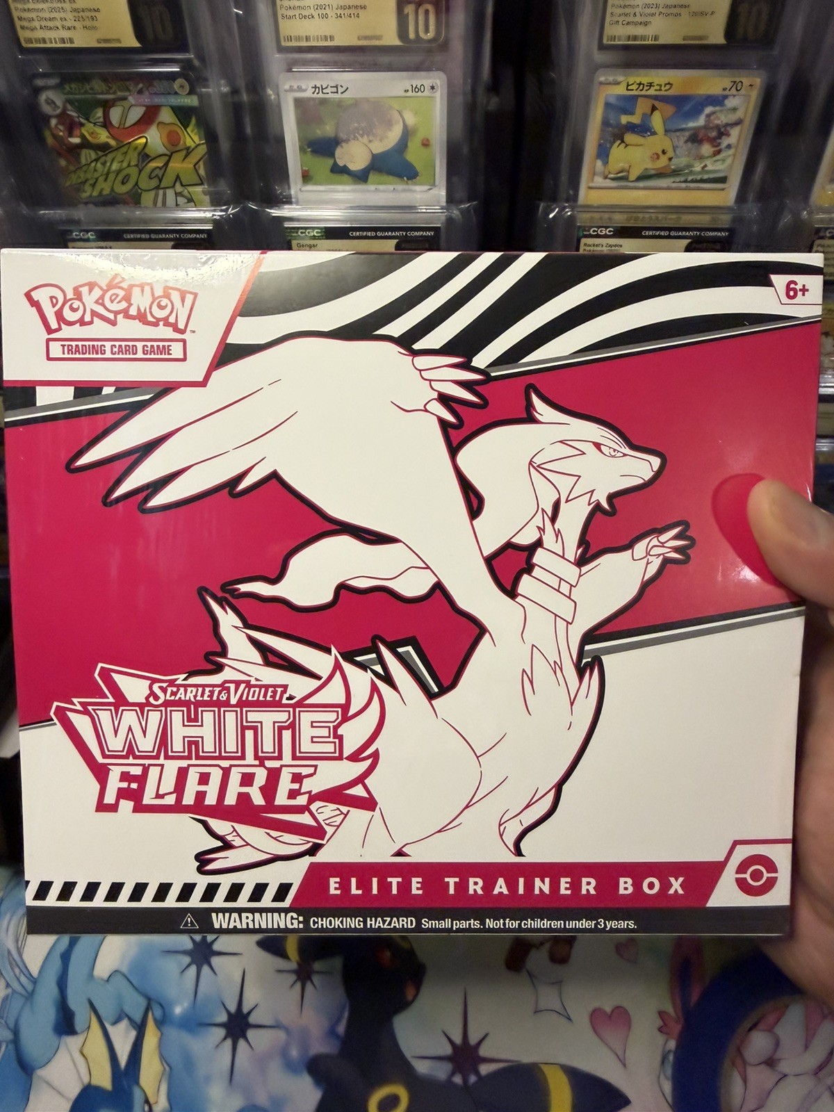 White Flare Elite Trainer Box