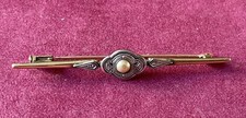 Ancienne Broche plaqué Or Oria