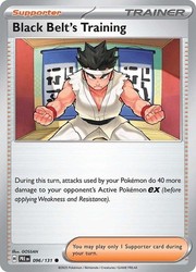 Black Belt's Training 096/131 Prismatic Evolutions Common