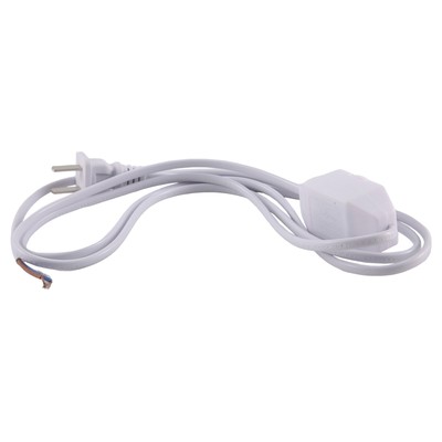  weisse Lampe Netzkabel w Dimmerschalter AC 250V / 110V US Stecker V8J39029