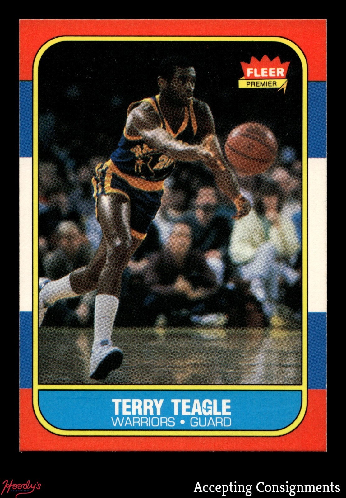 1986-87 Fleer #107 Terry Teagle WARRIORS