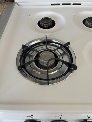 4-Pack Stainless Steel Gas Stove Drip Pans for Frigidaire & Tappan Compatibility