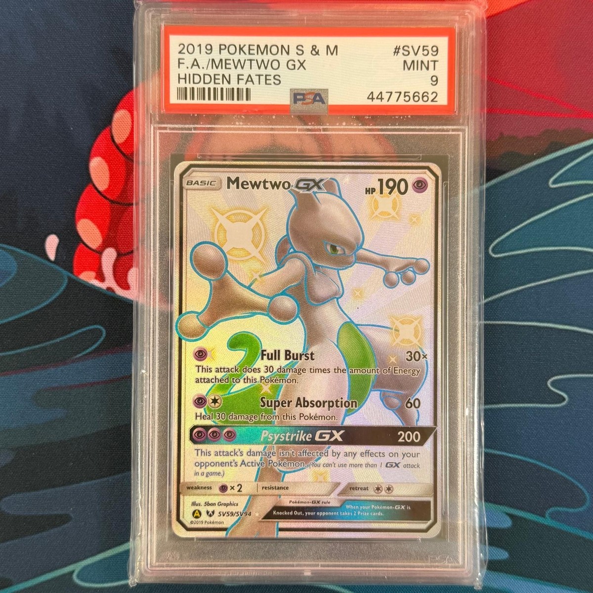 PSA 9 Mewtwo Gx SV59/SV94 Hidden Fates Pokemon | eBay