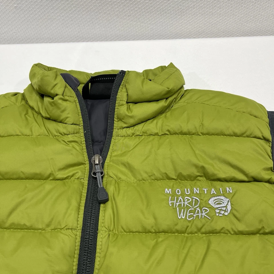 Mountain Hard Wear Vest Mens Green Duck Down Puffer Casual Ski Work - Image 2 of 4