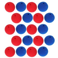 20Pcs Reusable Red Sponge Clown Noses Party Decor Cosplay Performance Props