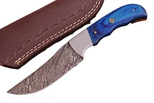 Custom Hand Made Hunting Skinner Knife Hand Forged Damascus Steel 1070