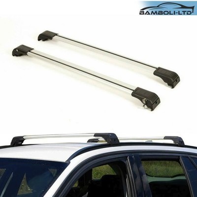 FOR CHEVROLET TRAX ALUMINUM TOP ROOF RACK CROSS BAR Flush Rail LOCKABLE 2013 >UP