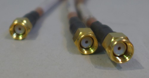 (3) SMA (F) Gold zu SMA (M) Gold Umkehrpolarität RG 400 34 Zoll - Bild 2 von 3