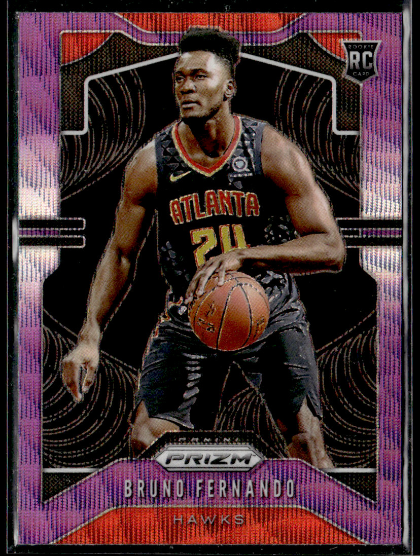 2019-20 Panini Prizm - Rookie Bruno Fernando #277 (RC) Purple Wave Prizm