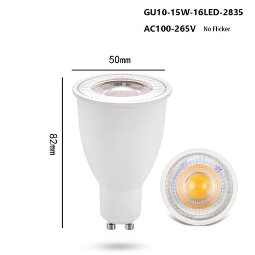 10W 15W GU10 LED Spotlight Bulbs No Flicker White Replace 100W Halogen Lamps FC - Picture 9 of 16