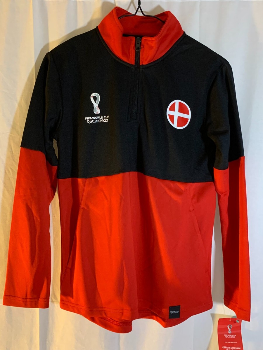 Official FIFA World Cup Qatar 2022 1/4 Zip Jersey - M 10-12