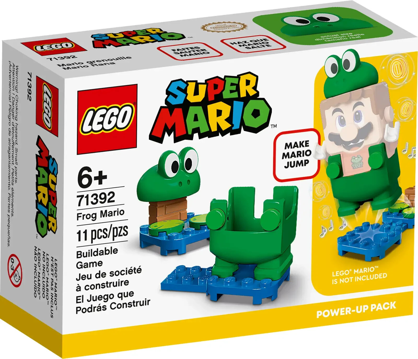 LEGO Super Mario: Frog Mario Power-Up Pack (71392) NEW SEALED RETIRED RARE BNIB