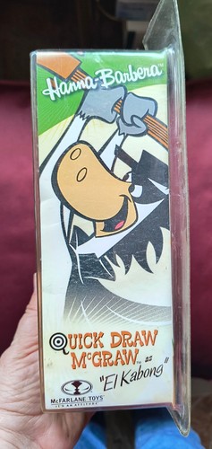 Quick Draw McGraw El Kabong con Baba Looey Toys Hanna-Barbera Series 1 Nuovo - Imagen 5 de 6