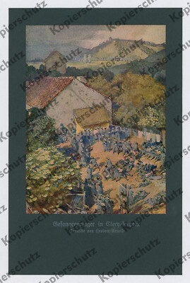 Herbert Arnold Clery-le-Petit Kriegsgefangene Franzose Lager Westfront Meuse ´16