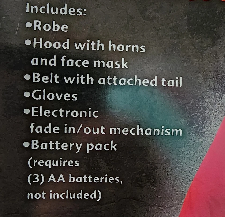 Disfraz Diablo Fade in Fade Out Eyes Niño Juvenil Talla S Foto 4 de 4