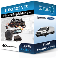 ECS E-Satz 13Polig Fahrzeugspezifisch Passend für Ford Transit Custom NEU