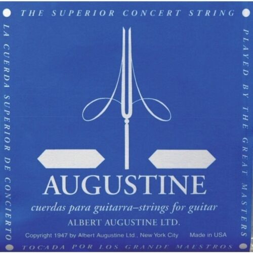 Augustine Blue Corda Singola Chitarra Classica Mi E 6 - Foto 1 di 1