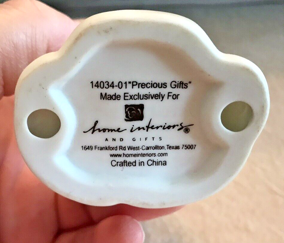 Three Angels Precious Gifts Home Interiors Porcelain 14034 Three Angels Precious Gifts Home Interiors Porcelain 14034