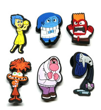 Inside Out 2 Disney shoe charms for crocs Set of 6 Anxiety Ennui Set B